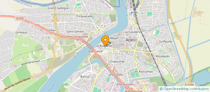 localisation de l'entreprise SCI ANDRE-AMBLES à ARLES