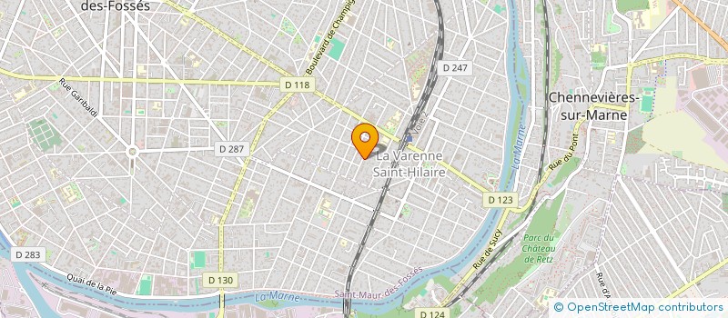 localisation de l'entreprise SCI ANDRE BOLLIER à SAINT-MAUR-DES-FOSSES