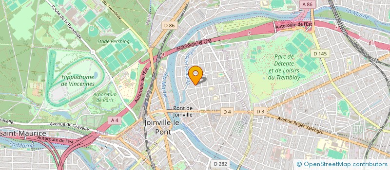 localisation de l'entreprise SCI ANDRE CADIERE à JOINVILLE-LE-PONT