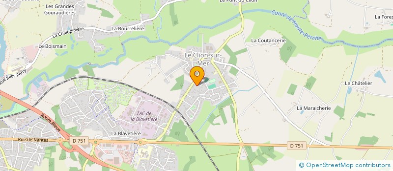 localisation de l'entreprise SCI ANDRE-CARRE  PORNIC