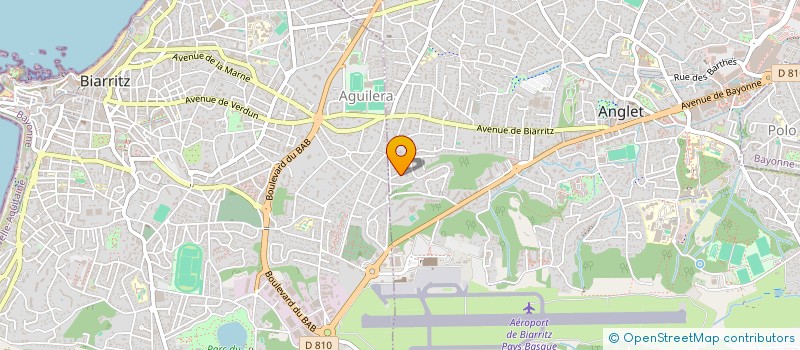 localisation de l'entreprise SCI ANDRE ET CELINE BENOIST  ANGLET