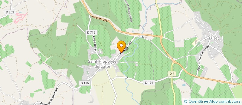 localisation de l'entreprise SCI ANDRE ET HLS  SAINT-HIPPOLYTE-DE-CATON