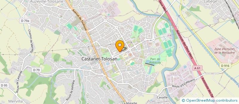 localisation de l'entreprise SCI ANDRE ET MARCELLE à CASTANET-TOLOSAN