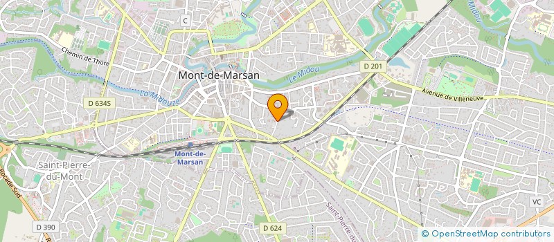 localisation de l'entreprise SCI ANDRE ET PATRICK MONGAY à MONT-DE-MARSAN