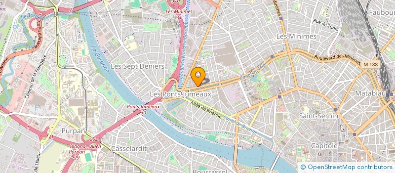 localisation de l'entreprise SCI ANDRE FRERES à TOULOUSE