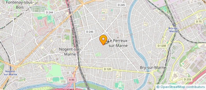 localisation de l'entreprise SCI ANDRE GERARD à LE PERREUX-SUR-MARNE