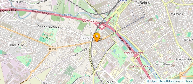 localisation de l'entreprise SCI ANDRE H  REIMS