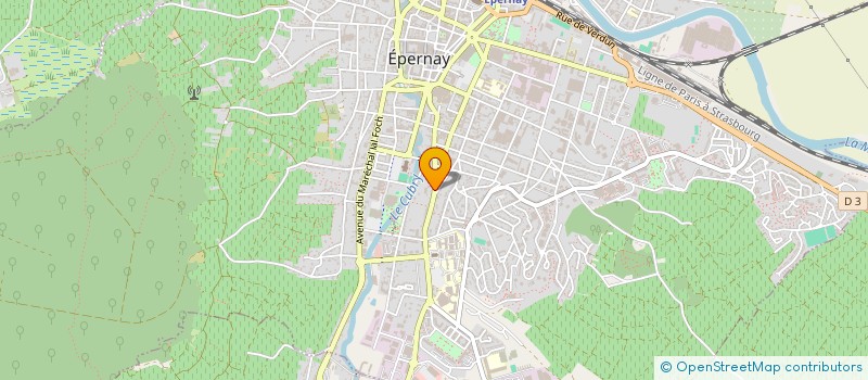 localisation de l'entreprise SCI ANDRE HENRI  EPERNAY
