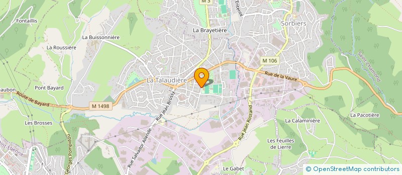 localisation de l'entreprise SCI ANDRE IMMOBILIER  LA TALAUDIERE