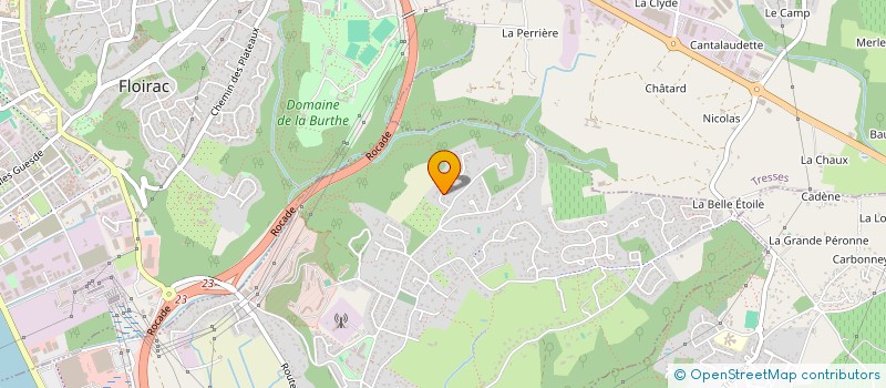 localisation de l'entreprise SCI ANDRE LOUIS  BOULIAC