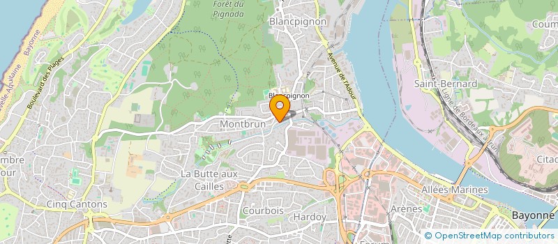 localisation de l'entreprise SCI ANDRE MAELOIHAN  ANGLET