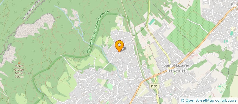 localisation de l'entreprise SCI ANDRE MANIVAL à SAINT-ISMIER