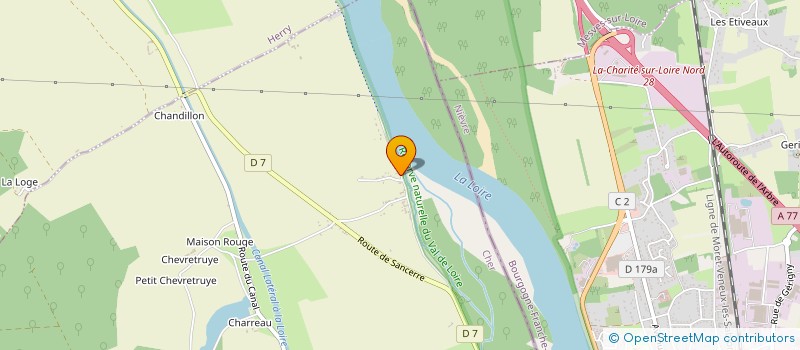 localisation de l'entreprise SCI ANDRE-MASSON  LA CHAPELLE-MONTLINARD