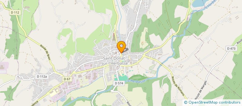 localisation de l'entreprise SCI ANDRE MERLIN  SAINT-DONAT-SUR-L'HERBASSE