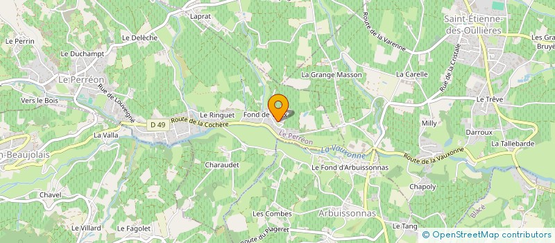 localisation de l'entreprise SCI ANDRE MORION  LE PERREON