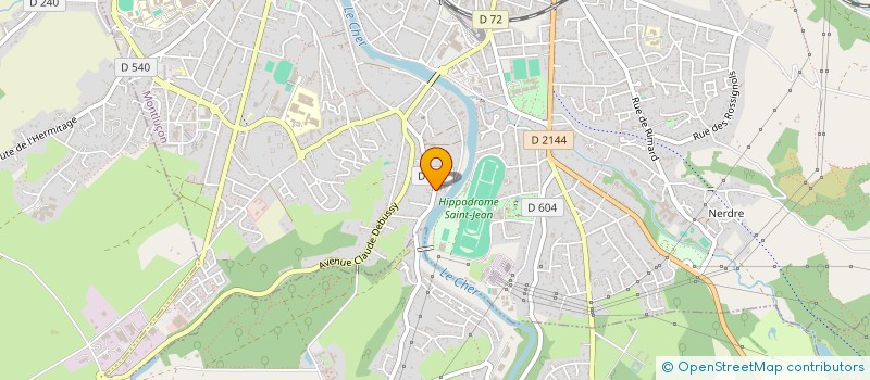 localisation de l'entreprise SCI ANDRE PERE ET FILLES à MONTLUCON