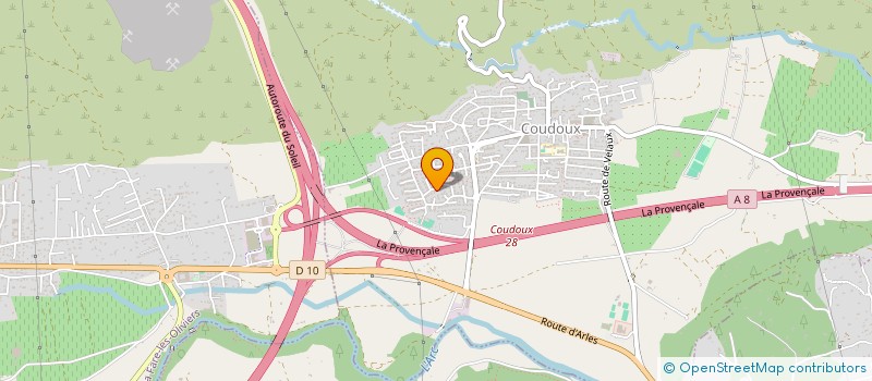 localisation de l'entreprise SCI ANDRE RAFFAELLI  COUDOUX