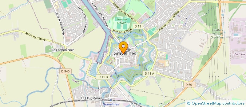 localisation de l'entreprise SCI ANDRE TARDIEU à GRAVELINES