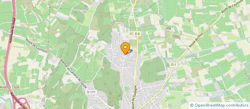 localisation de l'entreprise SCI ANDREA  CAUMONT-SUR-DURANCE