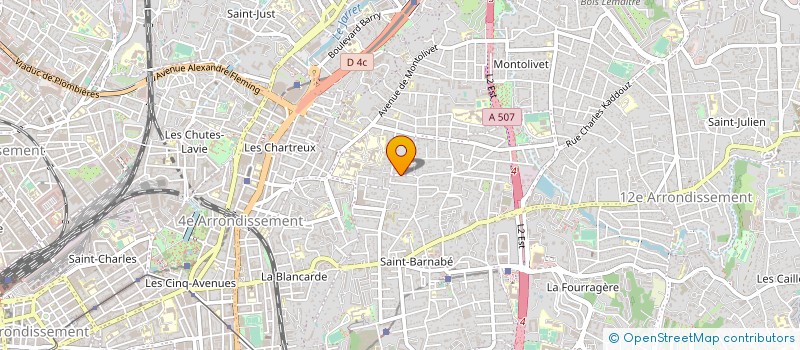 localisation de l'entreprise SCI ANDREA à MARSEILLE