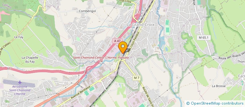 localisation de l'entreprise SCI ANDREA  LA GRAND-CROIX