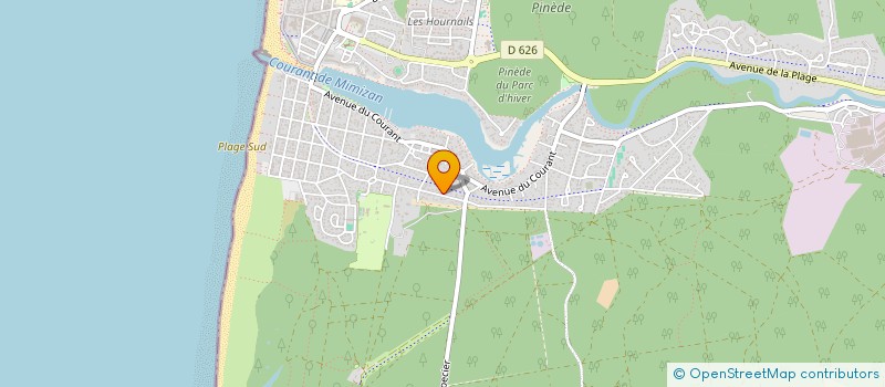 localisation de l'entreprise SCI ANDREA  MIMIZAN