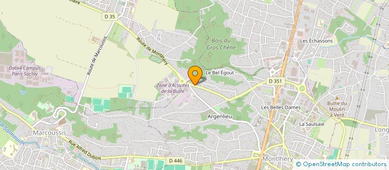 localisation de l'entreprise SCI ANDREA  MONTLHERY