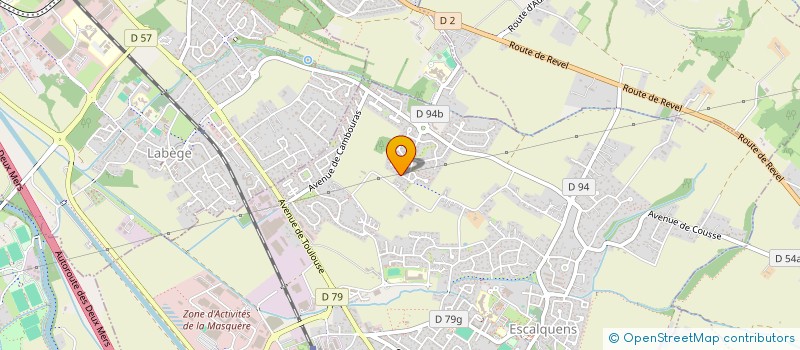 localisation de l'entreprise SCI ANDREA  ESCALQUENS