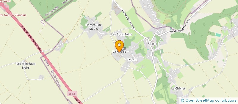 localisation de l'entreprise SCI ANDREA  BLARU