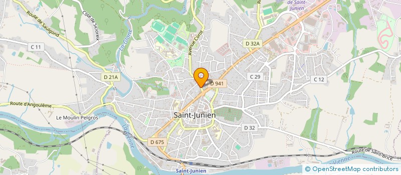localisation de l'entreprise SCI ANDREA LAMARTINE à SAINT-JUNIEN