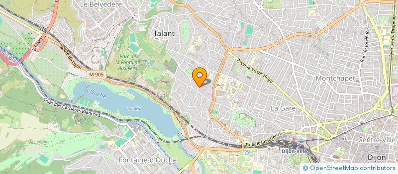 localisation de l'entreprise SCI ANDREA-LENA  TALANT