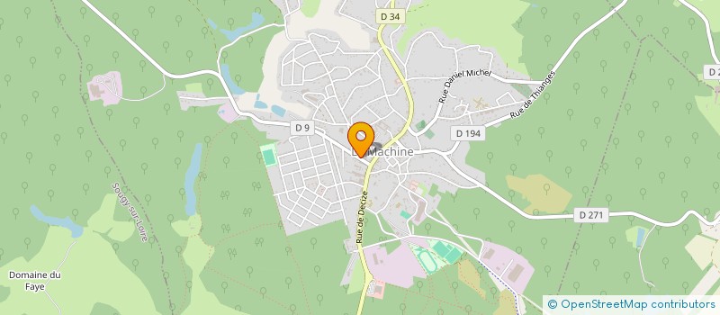 localisation de l'entreprise SCI ANDREA'S  LA MACHINE