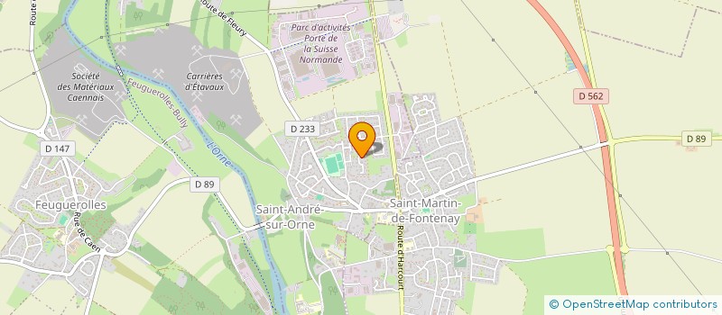 localisation de l'entreprise SCI ANDREAS à SAINT-ANDRE-SUR-ORNE