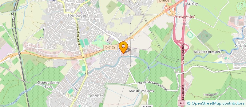 localisation de l'entreprise SCI ANDREAS  CANOHES