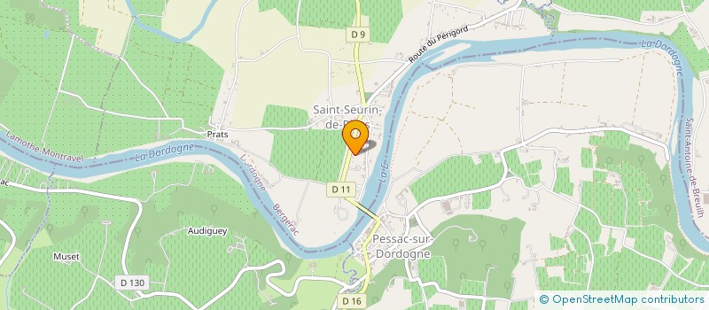 localisation de l'entreprise SCI ANDREAU 1  MONTCARET