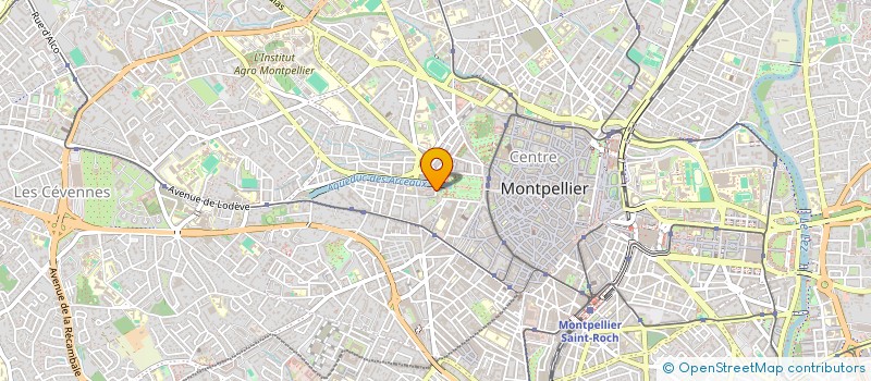 localisation de l'entreprise SCI ANDREE à MONTPELLIER