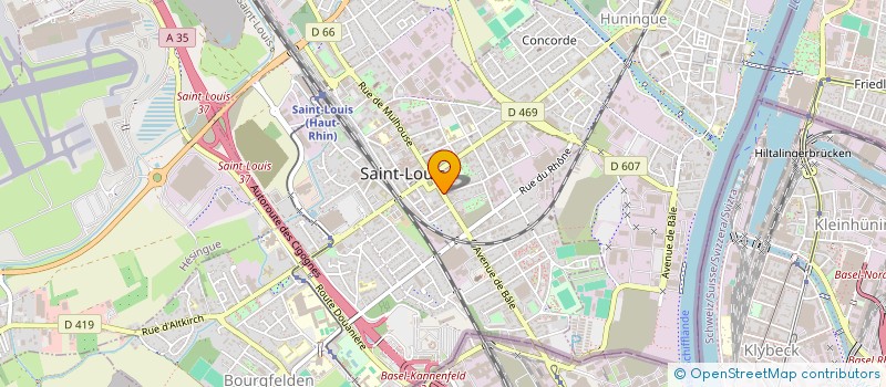 localisation de l'entreprise SCI ANDREE  SAINT-LOUIS