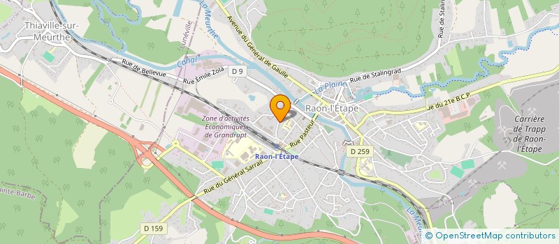 localisation de l'entreprise SCI ANDREE  CELLES-SUR-PLAINE