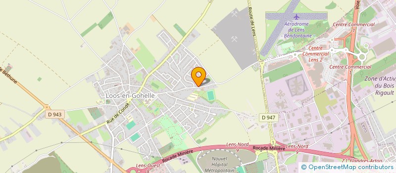 localisation de l'entreprise SCI ANDREE  LOOS-EN-GOHELLE