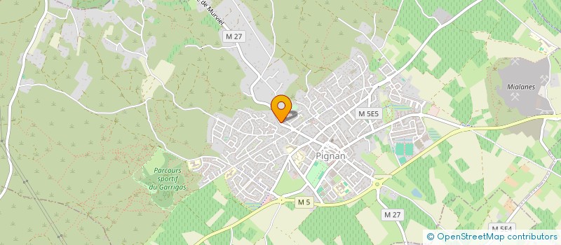 localisation de l'entreprise SCI ANDREE  PIGNAN