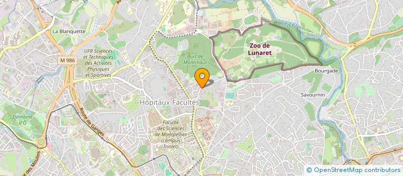 localisation de l'entreprise SCI ANDREE ALIBERT à MONTPELLIER