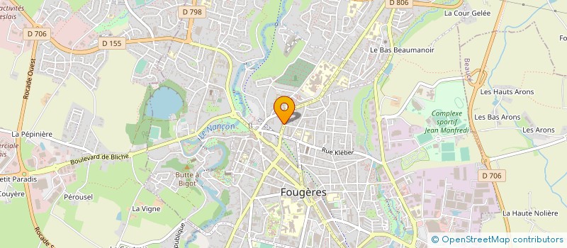 localisation de l'entreprise SCI ANDREE ERIKA à FOUGERES