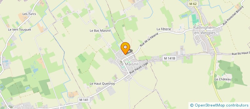 localisation de l'entreprise SCI ANDREE-JEANNE à LE MAISNIL