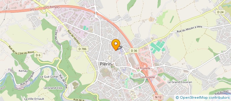 localisation de l'entreprise SCI ANDRELEC  PLERIN