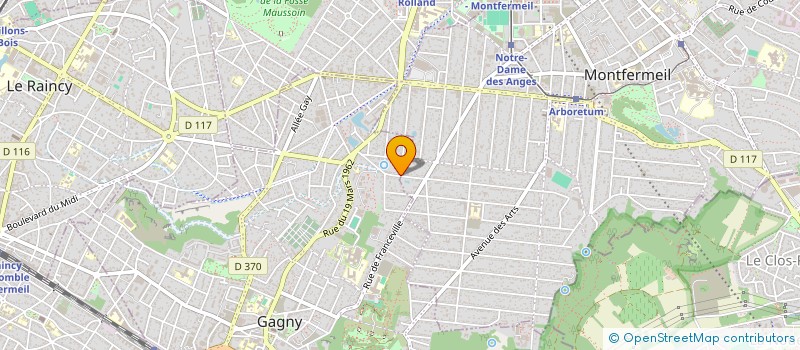 localisation de l'entreprise SCI ANDREMATT  GAGNY