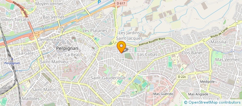 localisation de l'entreprise SCI ANDREU  PERPIGNAN