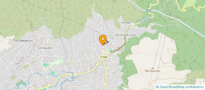 localisation de l'entreprise SCI ANDREU TREBUCHET FILS  ALLAUCH