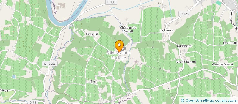 localisation de l'entreprise SCI ANDREW  SAINT-AVIT-DE-SOULEGE