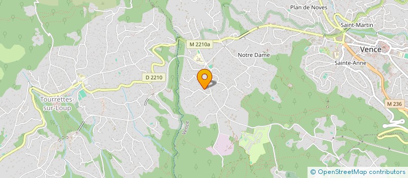 localisation de l'entreprise SCI ANDRIANA  VENCE