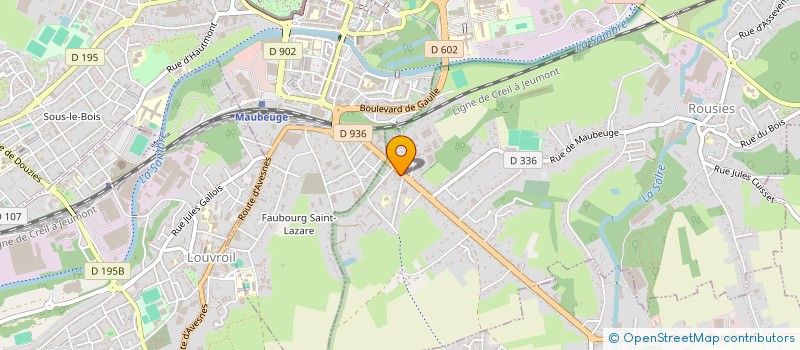 localisation de l'entreprise SCI ANDRIES  ROUSIES